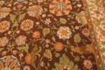 Field Border of Vintage Gallery Size Portuguese Needlepoint Rug Field Border of Vintage Gallery Size Portuguese Needlepoint Rug 74150 by Nazmiyal Rugs
