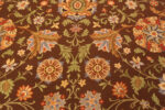 Field Design of Vintage Gallery Size Portuguese Needlepoint Rug Field Design of Vintage Gallery Size Portuguese Needlepoint Rug 74150 by Nazmiyal Rugs