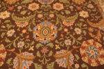 Field Design of Vintage Gallery Size Portuguese Needlepoint Rug Field Detail of Vintage Gallery Size Portuguese Needlepoint Rug 74150 by Nazmiyal Rugs