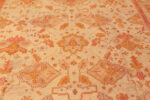 Field of Large Antique Turkish Oushak Rug 74429 by Nazmiyal Collection