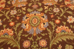 Floral Feature of Vintage Gallery Size Portuguese Needlepoint Rug Floral Feature of Vintage Gallery Size Portuguese Needlepoint Rug 74150 by Nazmiyal Rugs