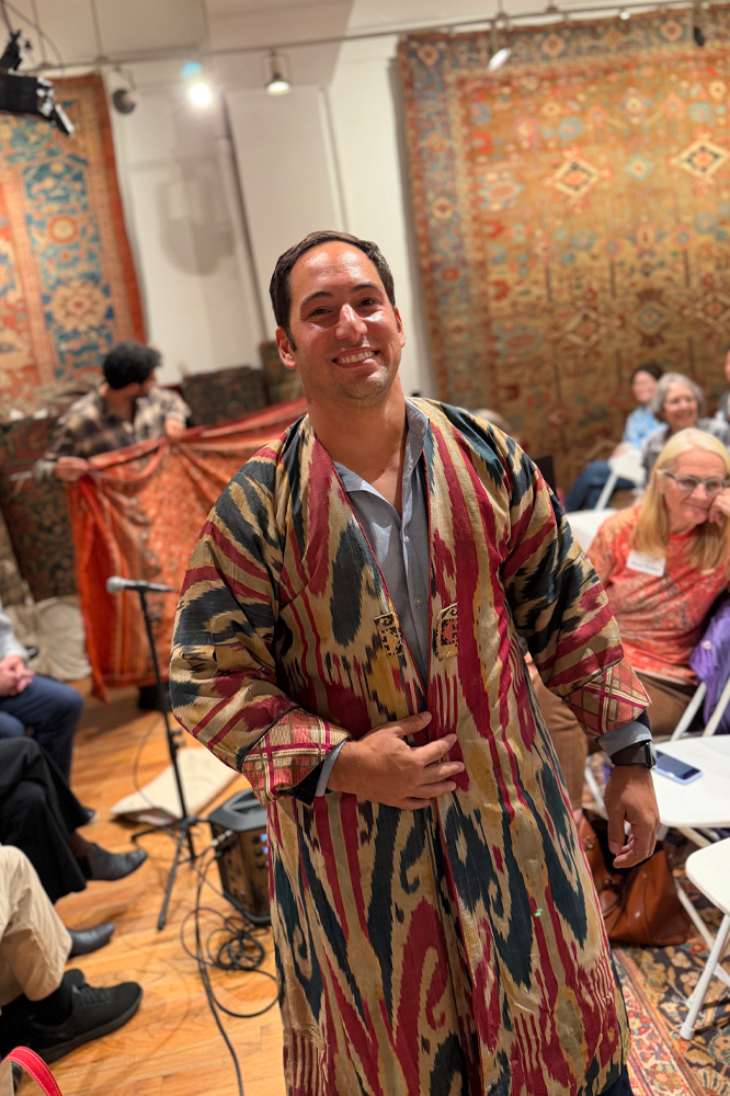 Hajji Baba Event at Nazmiyal Collection - Wearable Textile on Zack Zaman