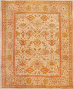 Large Antique Turkish Oushak Rug 74429 by Nazmiyal Collection
