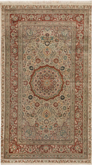 Modern Chinese Silk Rug 74494 by Nazmiyal Collection