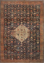 Oversized Antique Persian Bidjar Rug 74498 by Nazmiyal Collection