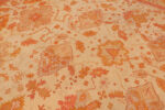 Pattern Design of Large Antique Turkish Oushak Rug 74429 by Nazmiyal Collection