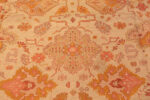 Pattern Feature of Large Antique Turkish Oushak Rug 74429 by Nazmiyal Collection