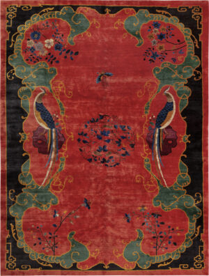 Chinese Art Deco Rug 74485 by Nazmiyal Collection