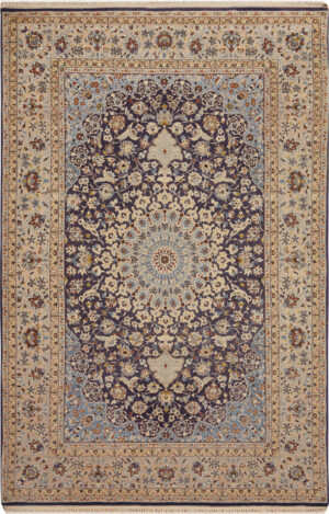 Vintage Persian Isfahan Rug 74475 by Nazmiyal Collection