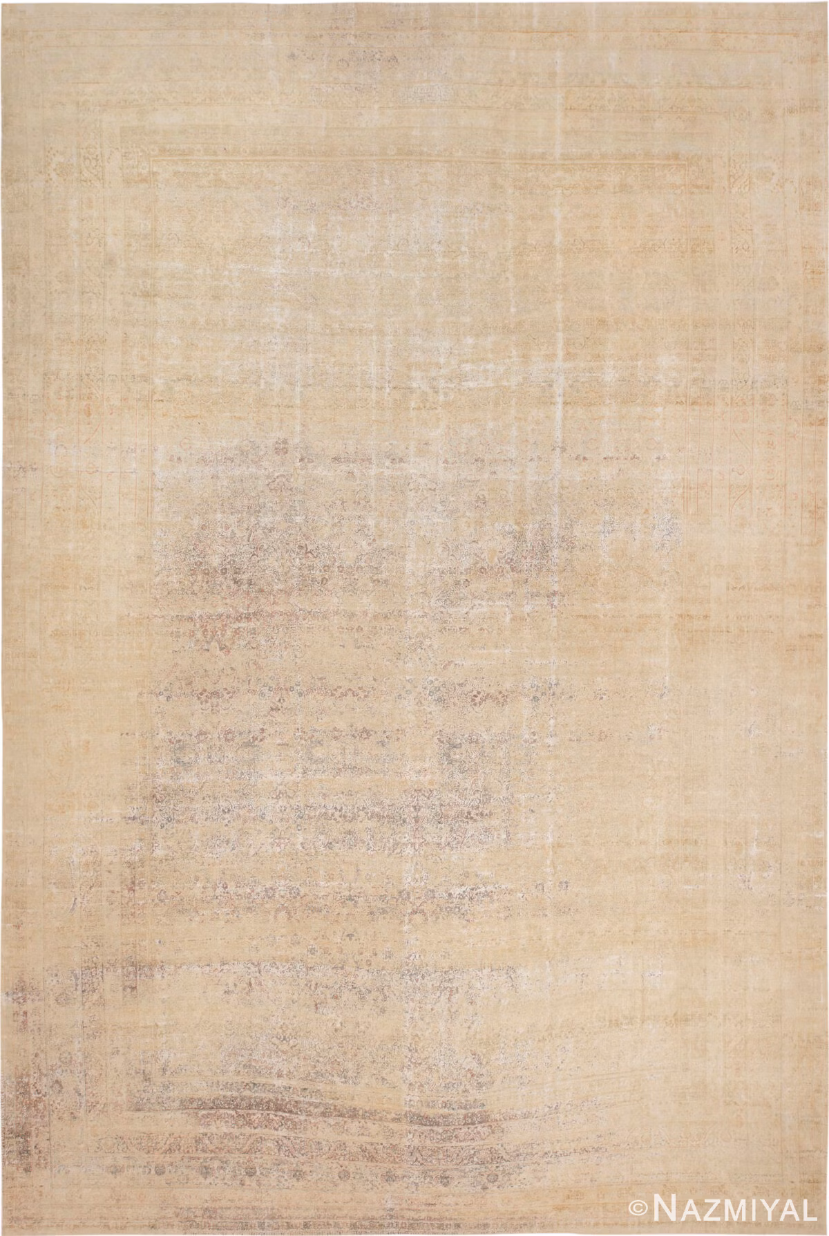 Large Antique Persian Kerman Rug 73867 by Nazmiyal Rugs