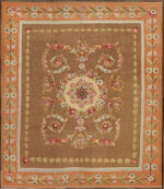 Antique French Aubusson Rug Antique French Aubusson Rug 74505 by Nazmiyal Collection