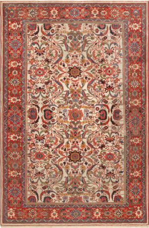 Antique Persian Sultanabad Rug 15114 by Nazmiyal Collection