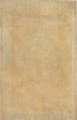 Antique Turkish Oushak Rug 74502 by Nazmiyal Collection