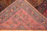 Back of Antique Persian Tabriz Rug 74497 by Nazmiyal Collection