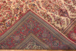 Back of Antique Silk Persian Kashan Rug 74450 by Nazmiyal Collection