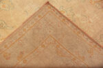 Back of Antique Turkish Oushak Rug 74502 by Nazmiyal Collection