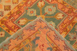 Back of Large Antique Turkish Oushak Rug 15441 by Nazmiyal Collection