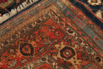 Back of Oversized Antique Persian Bidjar Rug 74498 by Nazmiyal Collection