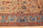 Border of Antique Persian Tabriz Rug Border of Antique Persian Tabriz Rug 74460 by Nazmiyal Collection