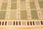 Border of Green Gridded Modern Swedish-Style Kilim Rug Border of Green Gridded Modern Swedish-Style Kilim Rug 74393 by Nazmiyal Collection