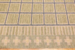 Border of Modern Swedish Style Kilim Rug Border of Modern Swedish Style Kilim Rug 74395 by Nazmiyal Collection