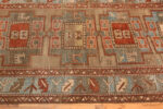 Border of Vintage Turkish Tribal Runner Rug Border of Vintage Turkish Tribal Runner Rug 74507 by Nazmiyal Collection
