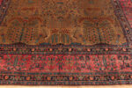 Bottom of Antique Persian Tabriz Rug 74497 by Nazmiyal Collection