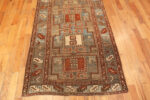 Bottom of Vintage Turkish Tribal Runner Rug Bottom of Vintage Turkish Tribal Runner Rug 74507 by Nazmiyal Collection
