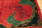 Branch on Corner of Chinese Art Deco Rug Branch on Corner of Chinese Art Deco Rug 74485 by Nazmiyal Collection