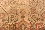 Close Up of Oversized Antique Persian Tabriz Medallion Rug Close Up of Oversized Antique Persian Tabriz Medallion Rug 74158 by Nazmiyal Collection