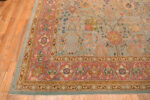 Corner of Antique Indian Agra Rug 74479 by Nazmiyal Collection