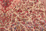Corner Detail of Antique Silk Persian Kashan Rug 74450 by Nazmiyal Collection