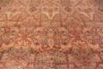 Decorative Detail on Oversized Antique Persian Kerman Rug 73880 by Nazmiyal Rugs