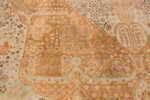 Detail on Antique Persian Tabriz Rug Detail on Antique Persian Tabriz Rug 74478 by Nazmiyal Collection