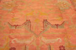 Detail of Antique Turkish Oushak Rug 74436 by Nazmiyal Collection