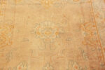 Detail of Antique Turkish Oushak Rug 74502 by Nazmiyal Collection