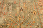 Detail on Antique Turkish Oushak Tree of Life Rug 74428 by Nazmiyal Collection