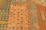 Detail on Large Antique Turkish Oushak Rug 15441 by Nazmiyal Collection