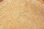 Feature of Antique Turkish Oushak Rug 74502 by Nazmiyal Collection