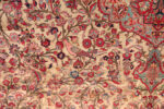 Field on Antique Silk Persian Kashan Rug 74450 by Nazmiyal Collection
