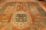 Field of Large Antique Turkish Oushak Rug 15441 by Nazmiyal Collection