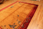Floor View of Chinese Art Deco Rug Floor View of Chinese Art Deco Rug 74480 by Nazmiyal Collection