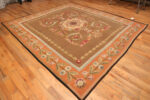 Floor View of Antique French Aubusson Rug Floor View of Antique French Aubusson Rug 74505 by Nazmiyal Collection