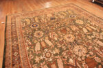 Floor View of Antique Persian Sultanabad Rug Floor View of Antique Persian Sultanabad Rug 74499 by Nazmiyal Collection