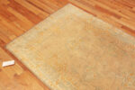 Floor View of Antique Turkish Oushak Rug 74502 by Nazmiyal Collection