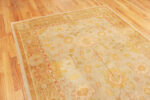 Floor View of Antique Turkish Oushak Rug Floor View of Antique Turkish Oushak Rug 74503 by Nazmiyal Collection