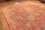 Floor View of Large Antique Persian Sultanabad Rug 74504 by Nazmiyal Collection