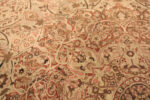 Floral Construction of Oversized Antique Persian Tabriz Medallion Rug Floral Construction of Oversized Antique Persian Tabriz Medallion Rug 74158 by Nazmiyal Collection