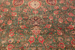 Floral Details on Oversize Antique Persian Tabriz Rug 15432 by Nazmiyal Collection