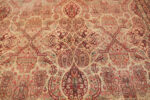 Floral Feature of Oversized Antique Persian Kerman Rug 73880 by Nazmiyal Rugs